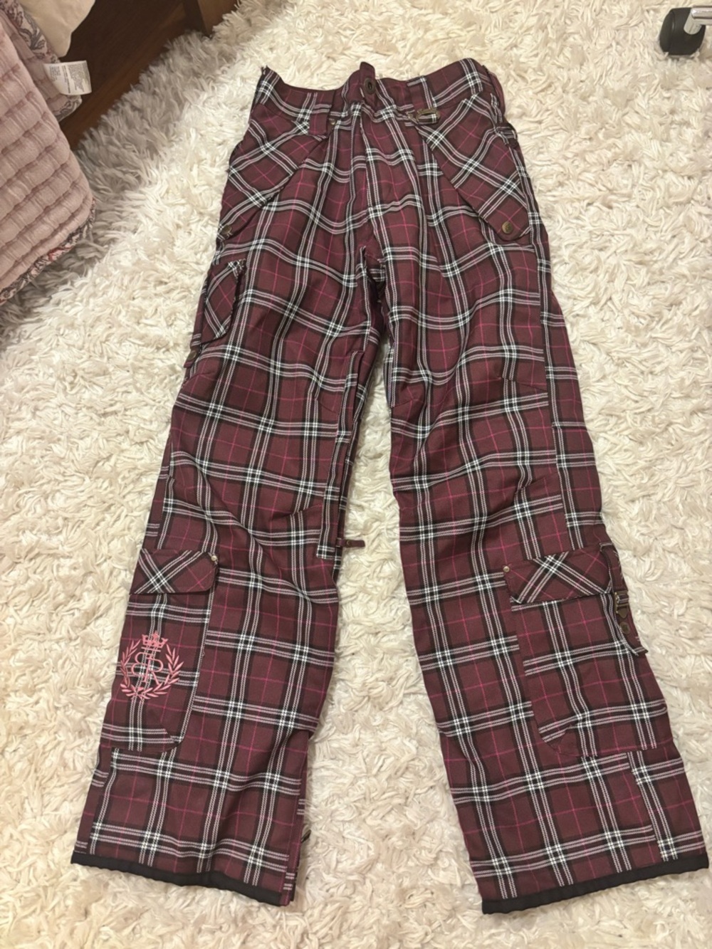 Betty Rides Plaid Ski Pants